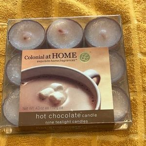9 HOT CHOCOLATE TEA CANDLES